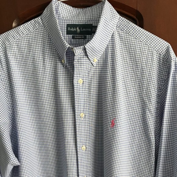 Ralph Lauren Other - Ralph Lauren Men's Long Sleeve Button Down Shirt Size 17.5" X 36"/37"